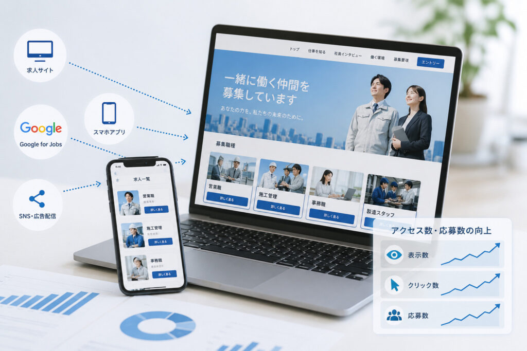 求職者に見つけてもらう仕組み